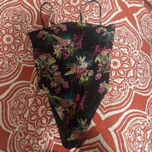 Aeropostale Live Love Dream Black Swimsuit